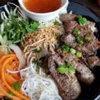 Best Bún Bò Lụi 燒牛卷檬 Grilled Beef Roll Rice Vermicelli in Brooklyn, NY